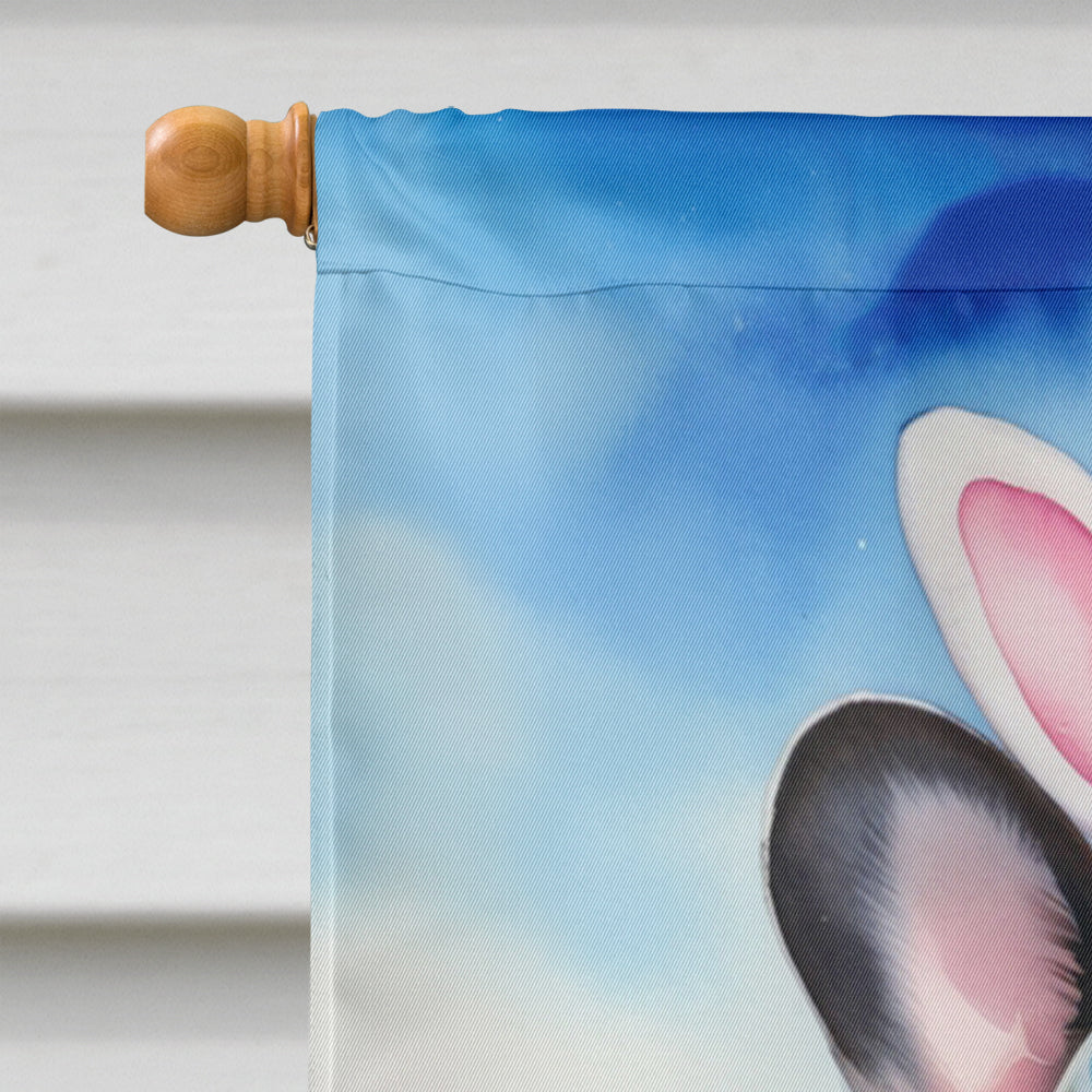 French Bulldog Easter Egg Hunt House Flag