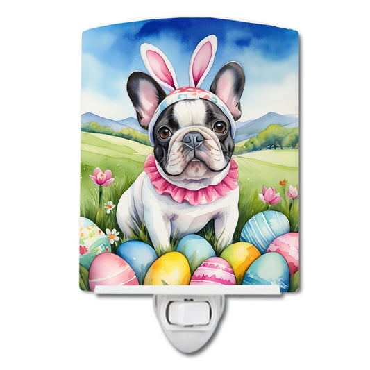 Buy this French Bulldog Easter Egg Hunt Ceramic Night Light