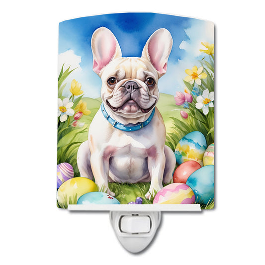 Buy this French Bulldog Easter Egg Hunt Ceramic Night Light