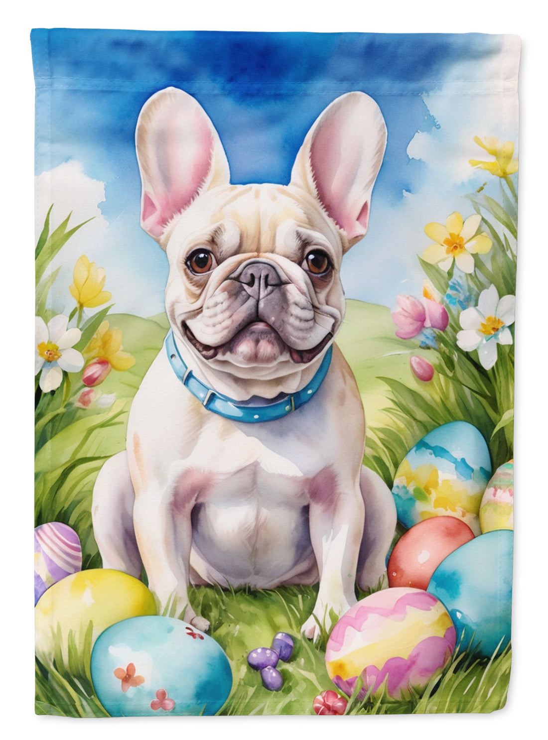 Buy this French Bulldog Easter Egg Hunt Garden Flag