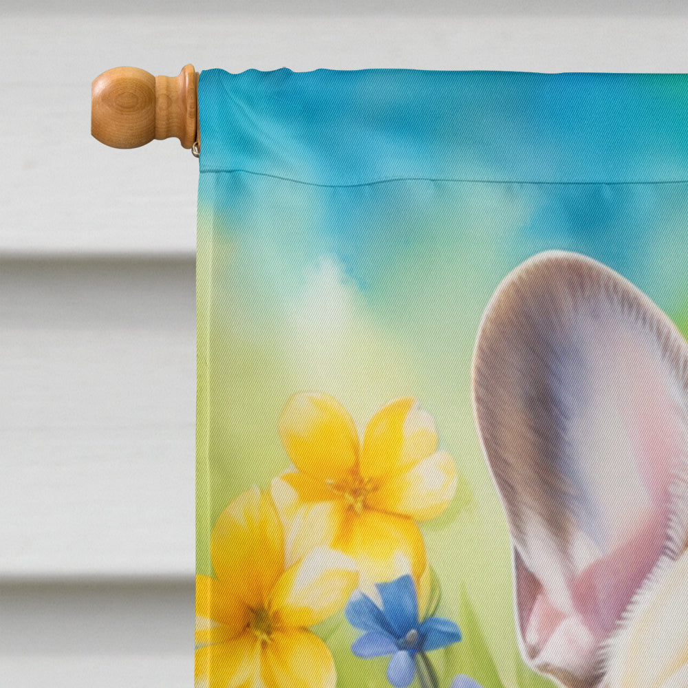 French Bulldog Easter Egg Hunt House Flag