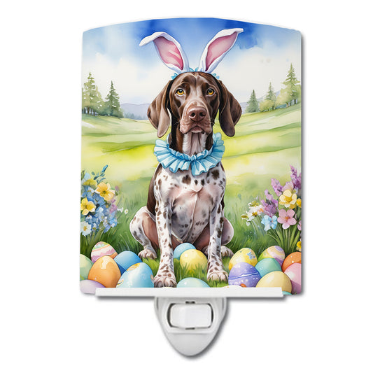 Buy this German Shorthaired Pointer Easter Egg Hunt Ceramic Night Light