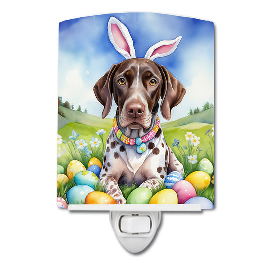 Buy this German Shorthaired Pointer Easter Egg Hunt Ceramic Night Light