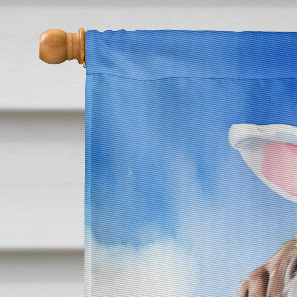 German Wirehaired Pointer Easter Egg Hunt House Flag