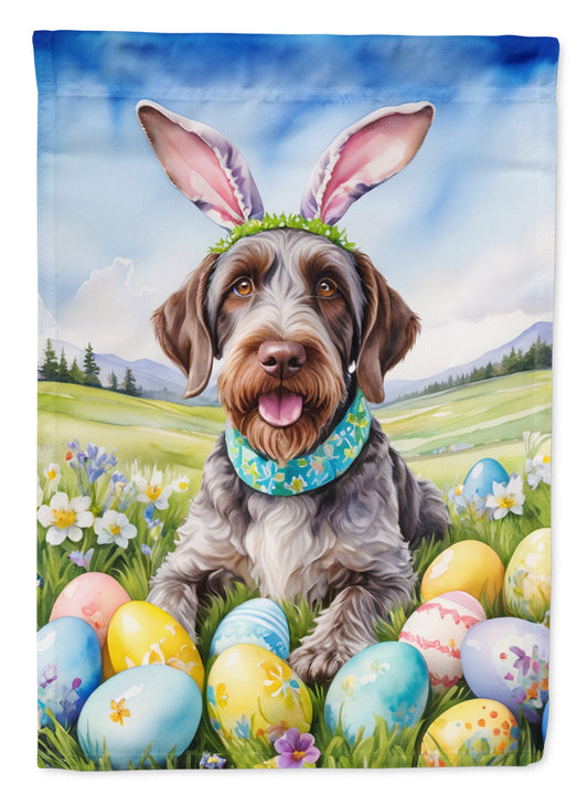 Buy this German Wirehaired Pointer Easter Egg Hunt House Flag