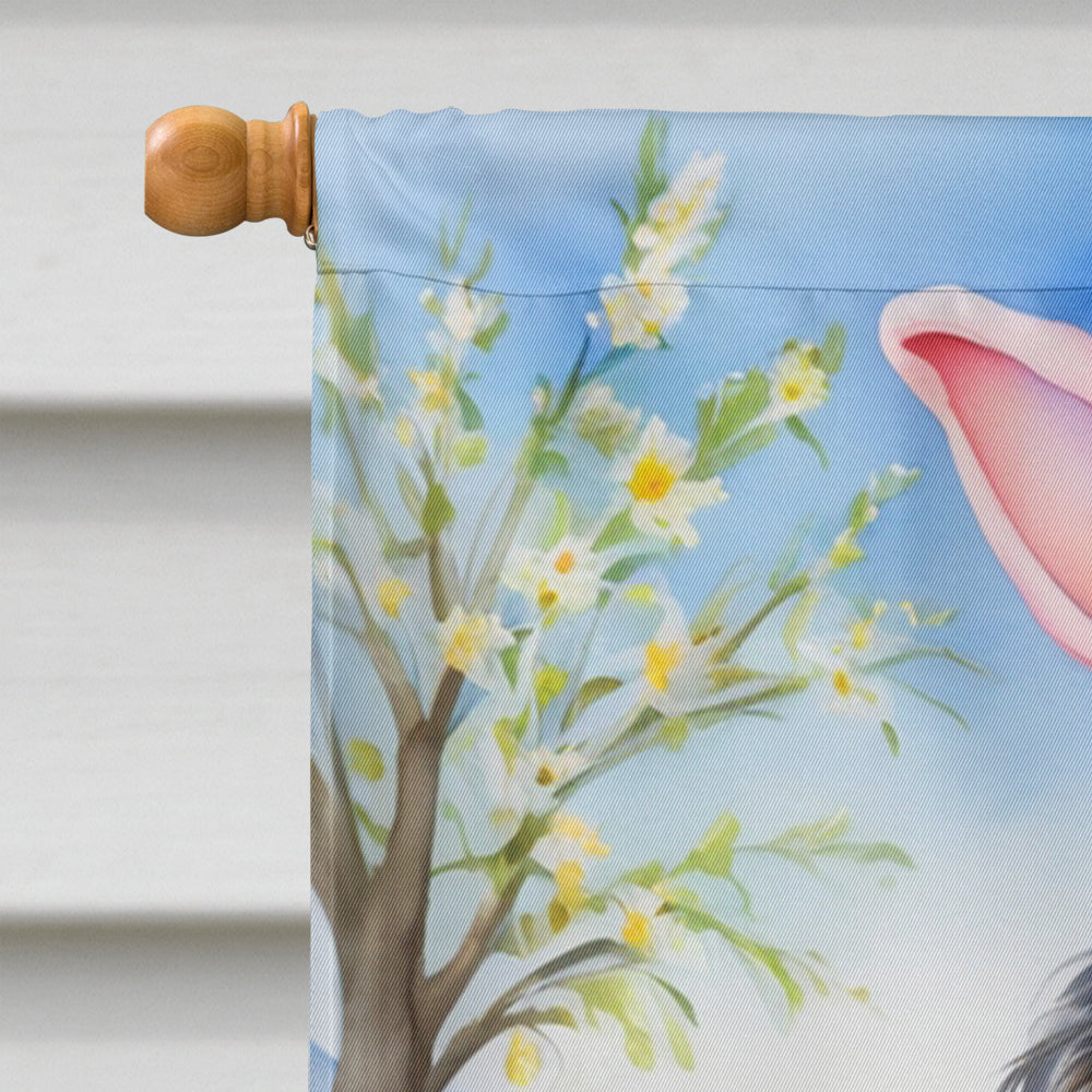 Gordon Setter Easter Egg Hunt House Flag