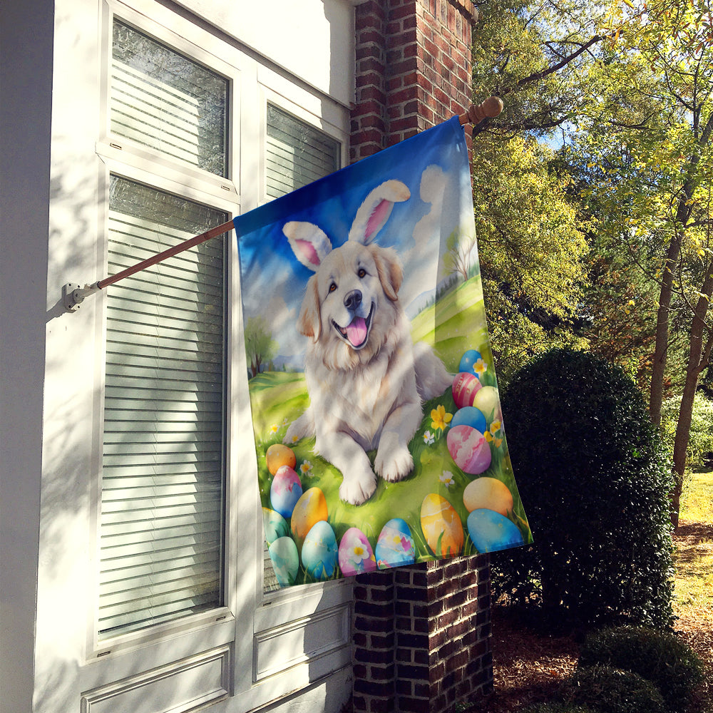 Great Pyrenees Easter Egg Hunt House Flag