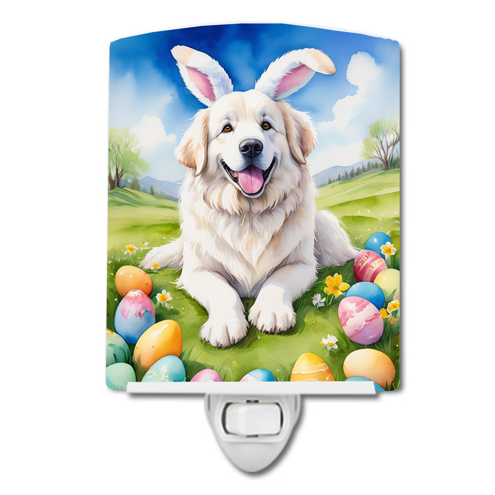 Buy this Great Pyrenees Easter Egg Hunt Ceramic Night Light