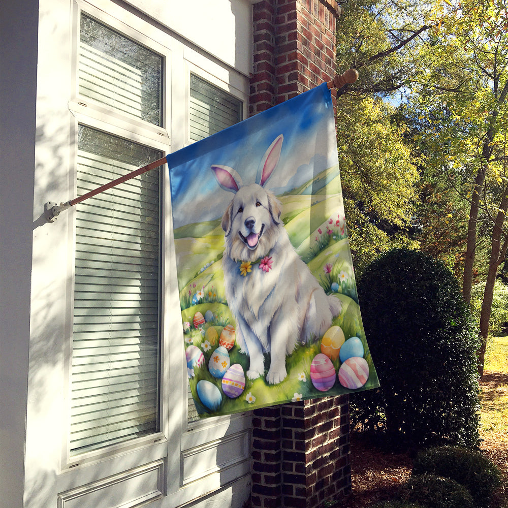 Great Pyrenees Easter Egg Hunt House Flag