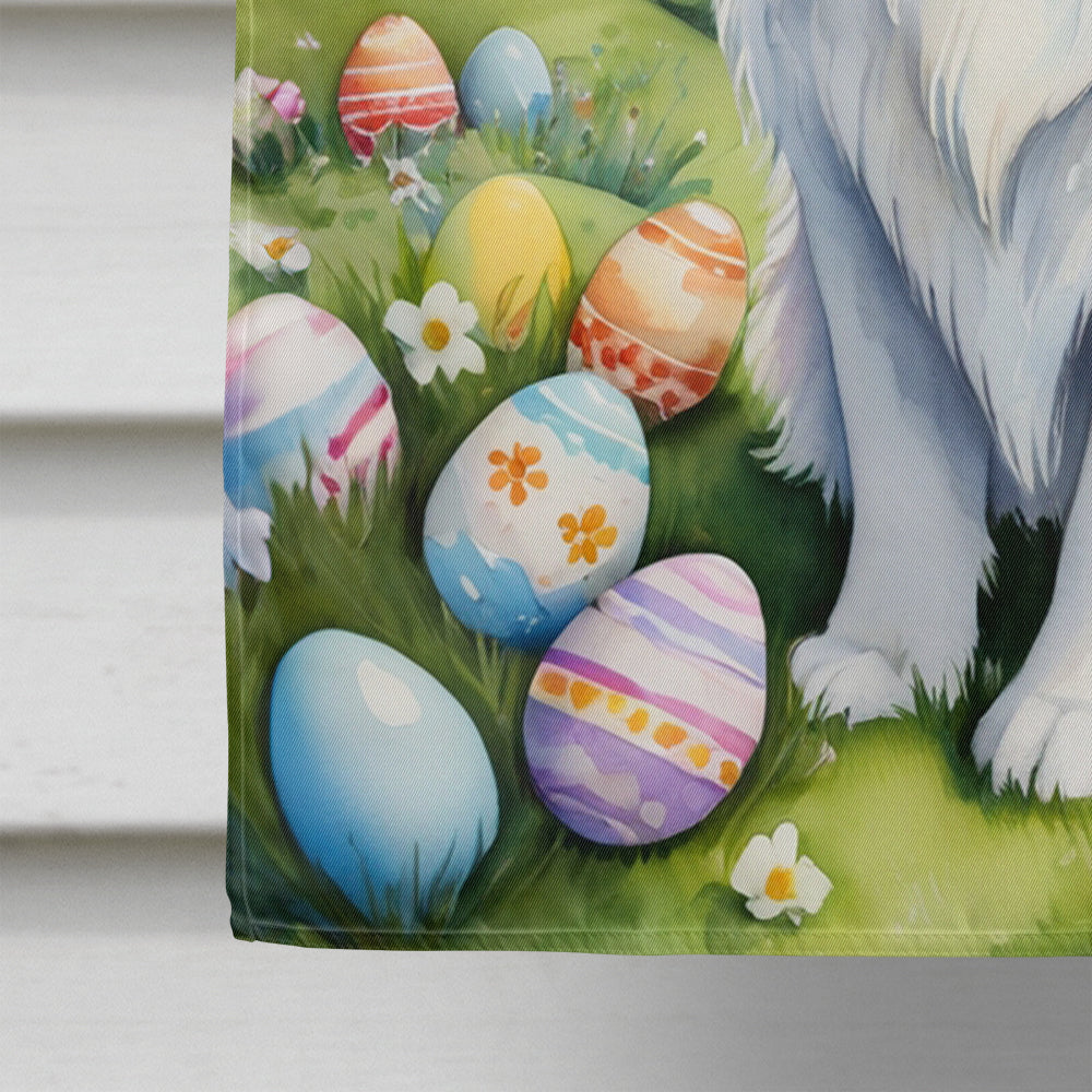 Great Pyrenees Easter Egg Hunt House Flag