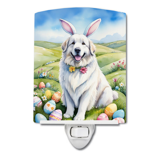 Buy this Great Pyrenees Easter Egg Hunt Ceramic Night Light