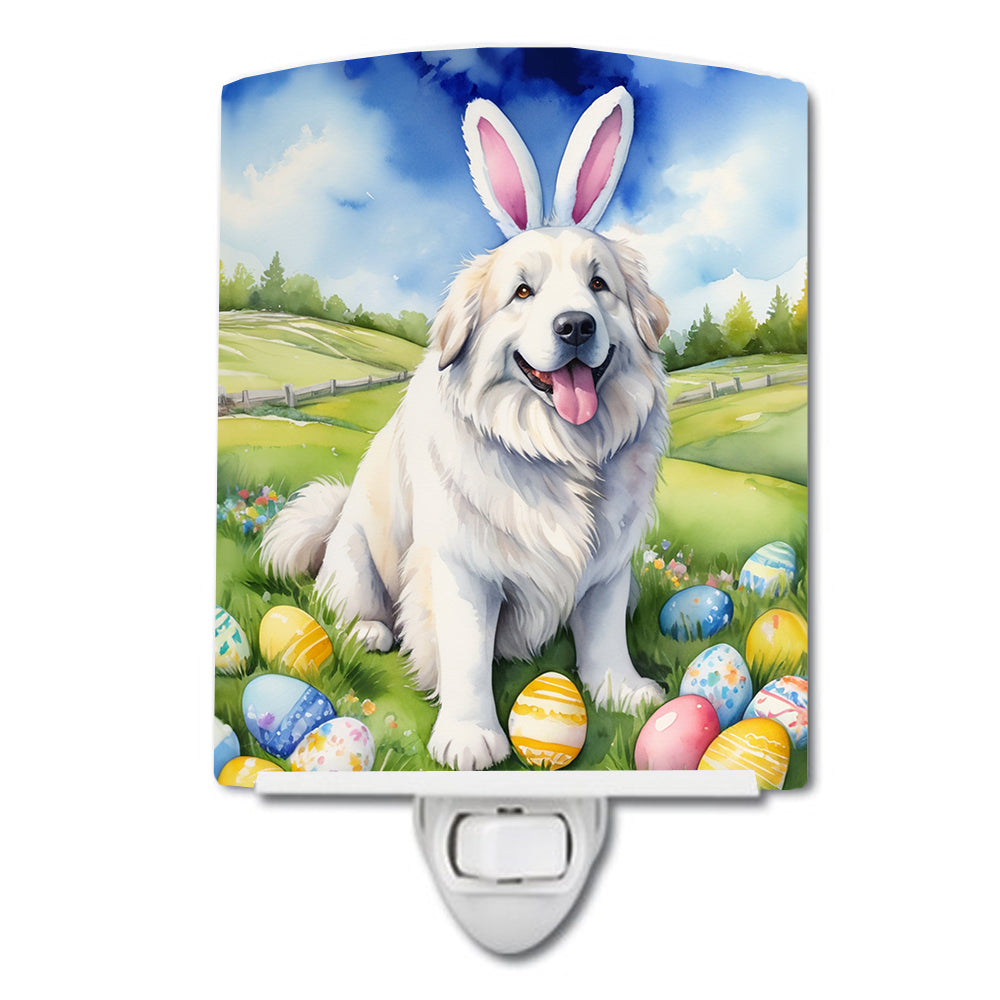 Buy this Great Pyrenees Easter Egg Hunt Ceramic Night Light