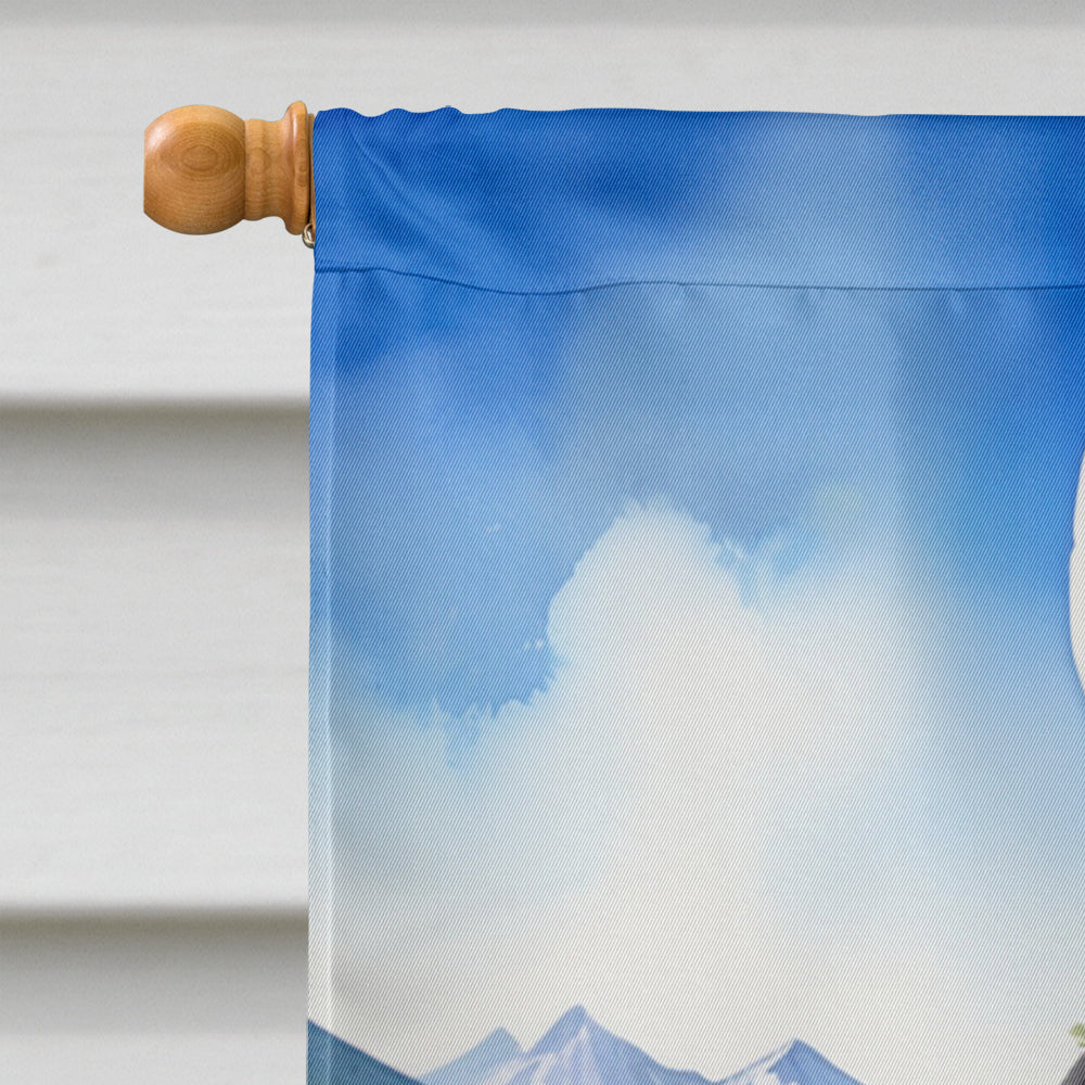 Greater Swiss Mountain Dog Easter Egg Hunt House Flag