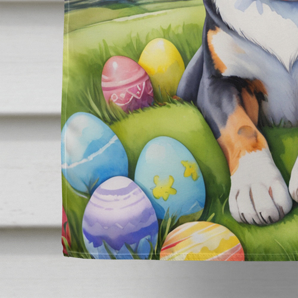 Greater Swiss Mountain Dog Easter Egg Hunt House Flag