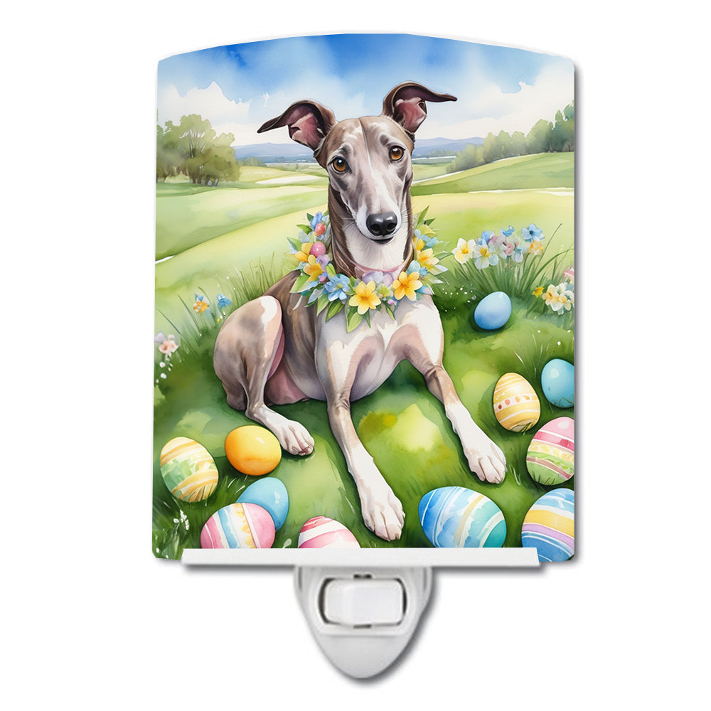 Buy this Greyhound Easter Egg Hunt Ceramic Night Light