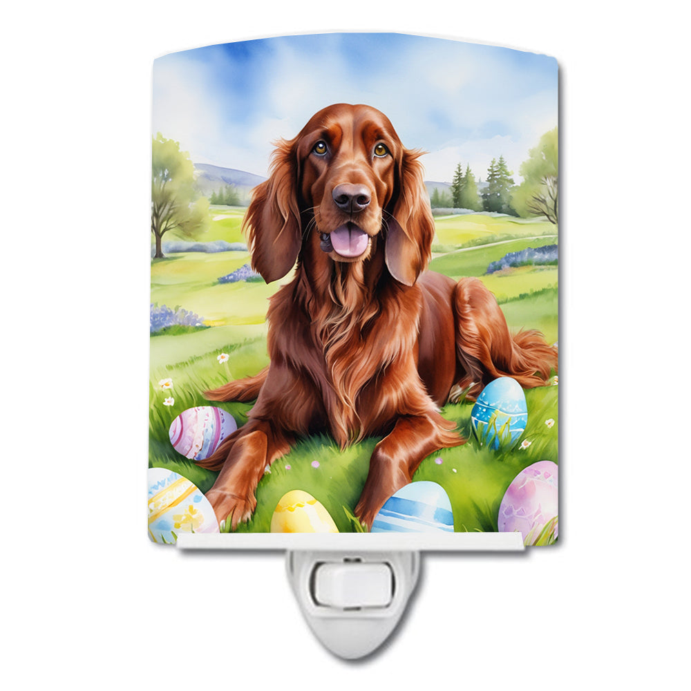 Buy this Irish Setter Easter Egg Hunt Ceramic Night Light