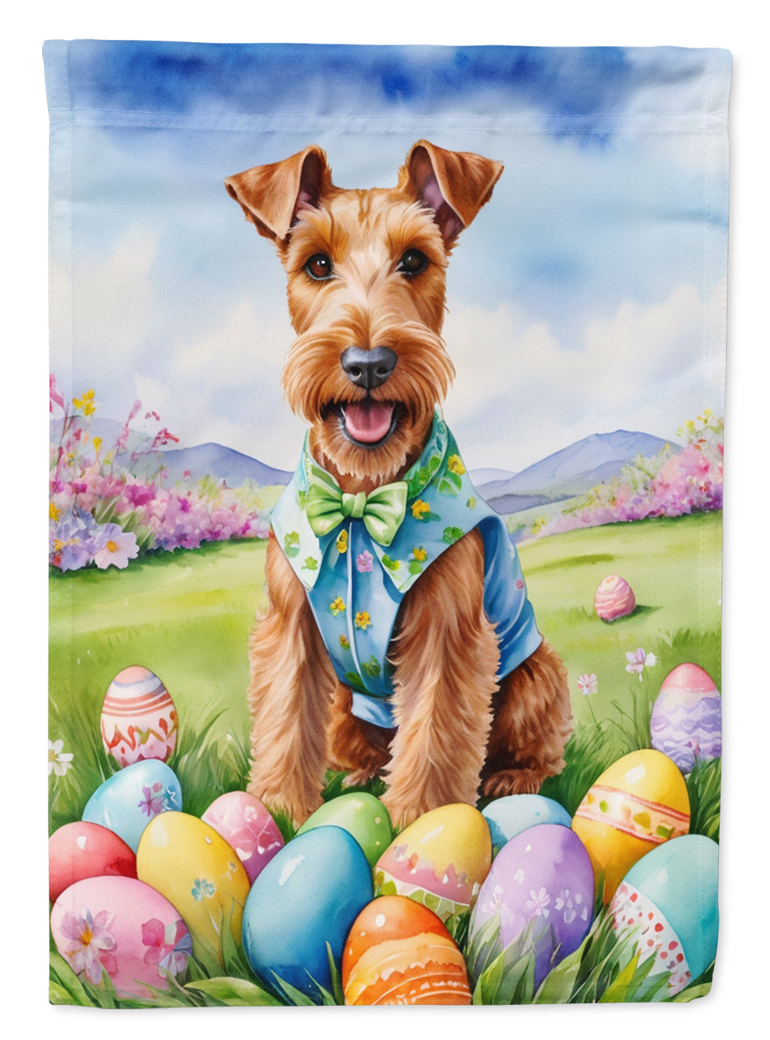 Buy this Irish Terrier Easter Egg Hunt House Flag