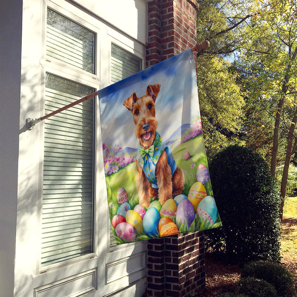 Irish Terrier Easter Egg Hunt House Flag