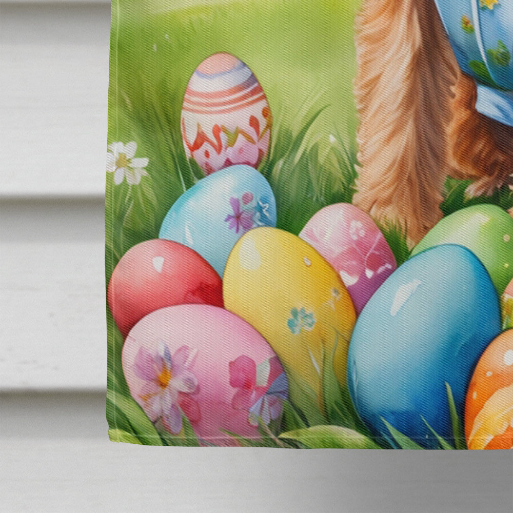 Irish Terrier Easter Egg Hunt House Flag