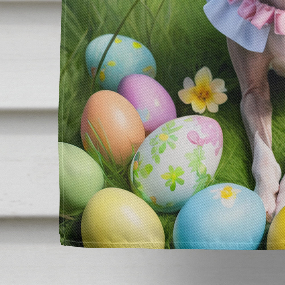 Italian Greyhound Easter Egg Hunt House Flag