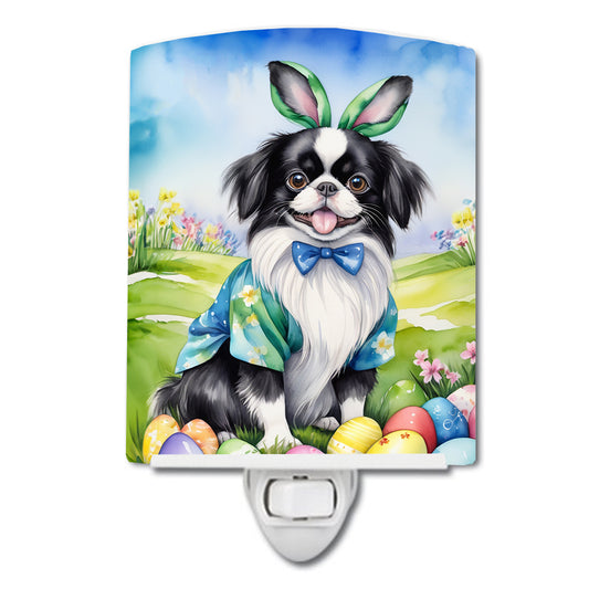 Buy this Japanese Chin Easter Egg Hunt Ceramic Night Light