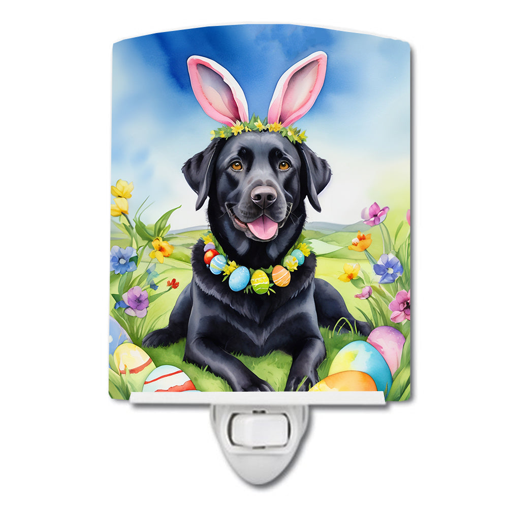 Buy this Black Labrador Retriever Easter Egg Hunt Ceramic Night Light