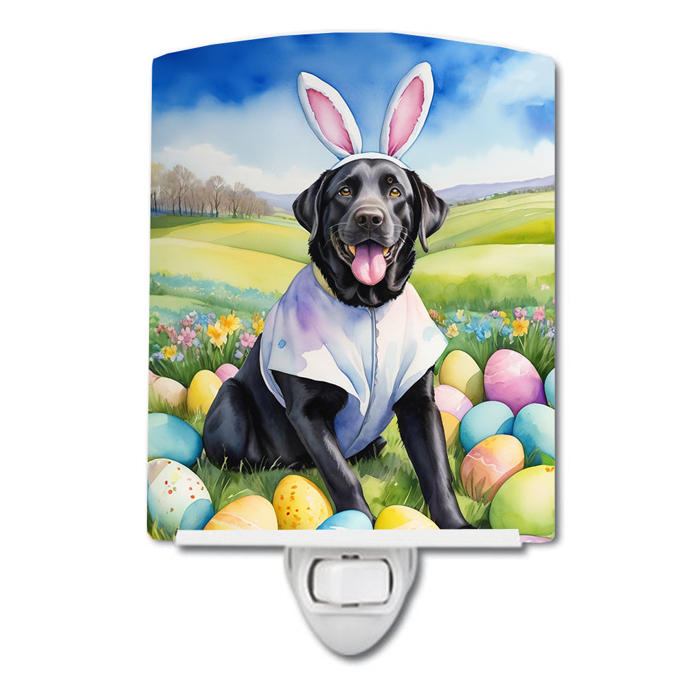 Buy this Black Labrador Retriever Easter Egg Hunt Ceramic Night Light