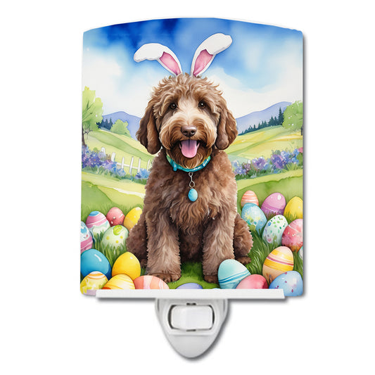 Buy this Labradoodle Easter Egg Hunt Ceramic Night Light