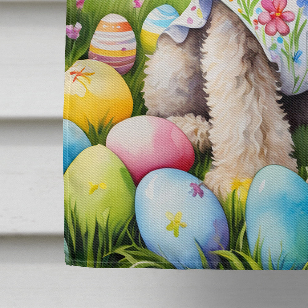 Labradoodle Easter Egg Hunt House Flag