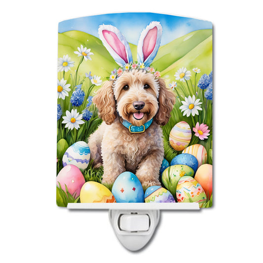 Buy this Labradoodle Easter Egg Hunt Ceramic Night Light