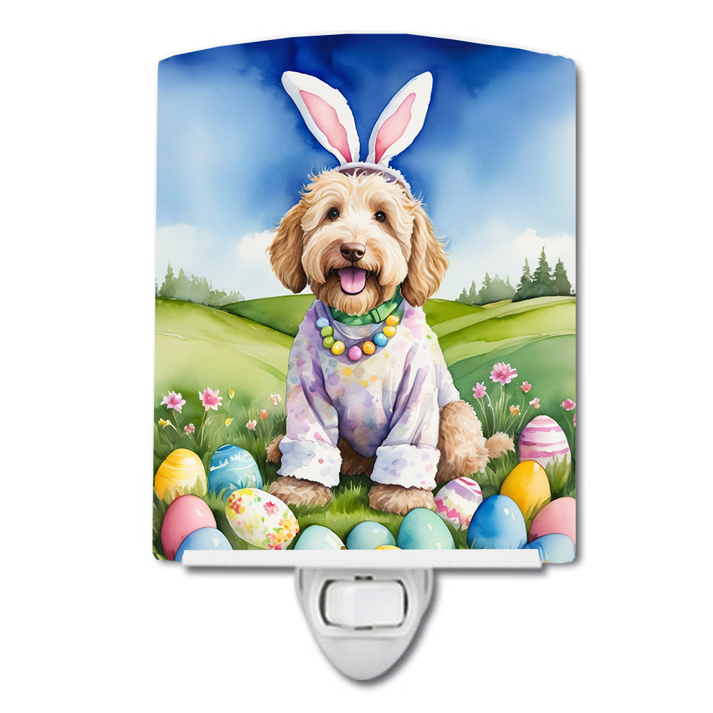 Buy this Labradoodle Easter Egg Hunt Ceramic Night Light