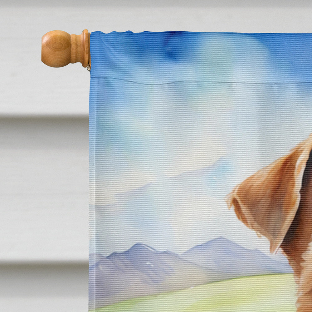 Lakeland Terrier Easter Egg Hunt House Flag