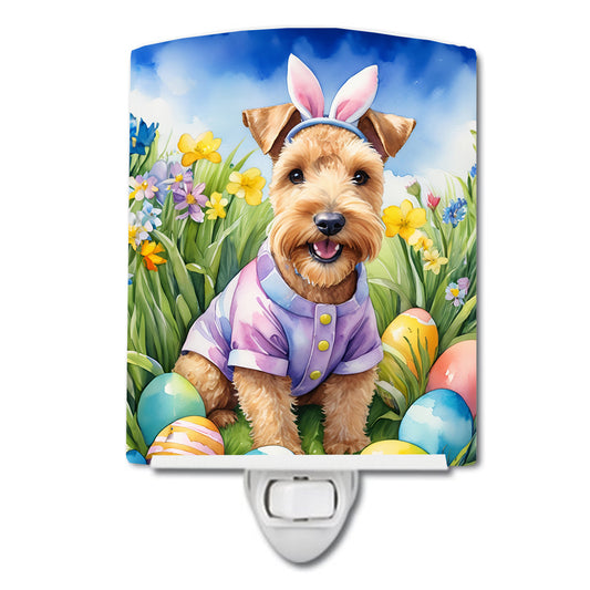 Buy this Lakeland Terrier Easter Egg Hunt Ceramic Night Light