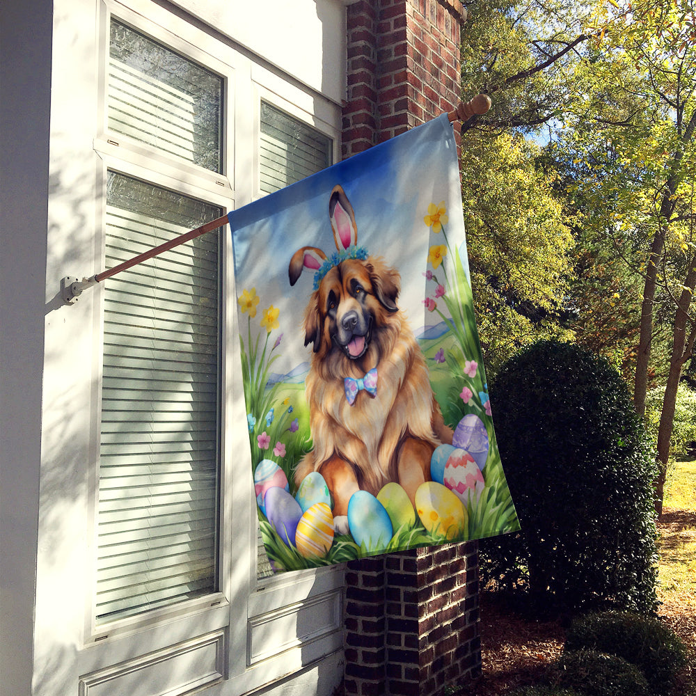 Leonberger Easter Egg Hunt House Flag