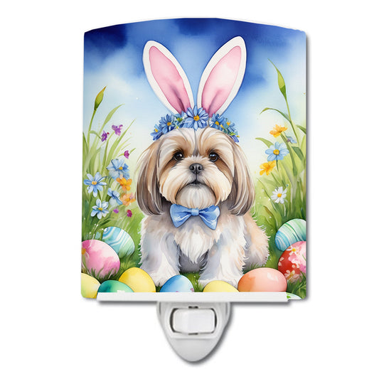 Buy this Lhasa Apso Easter Egg Hunt Ceramic Night Light