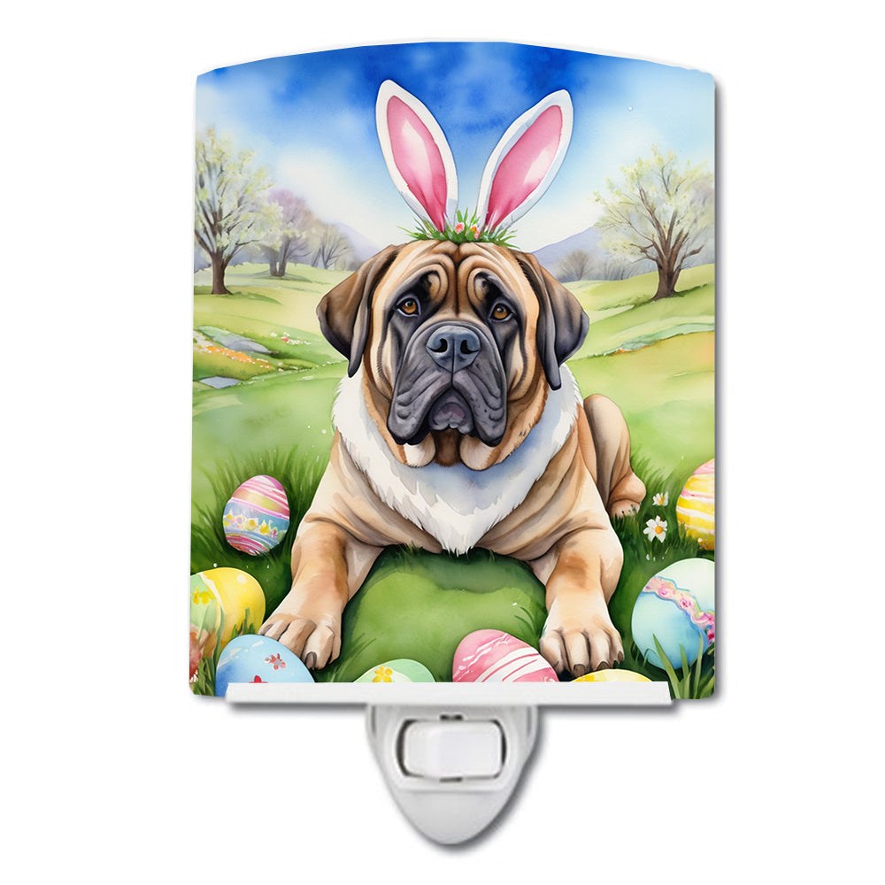 Buy this Mastiff Easter Egg Hunt Ceramic Night Light