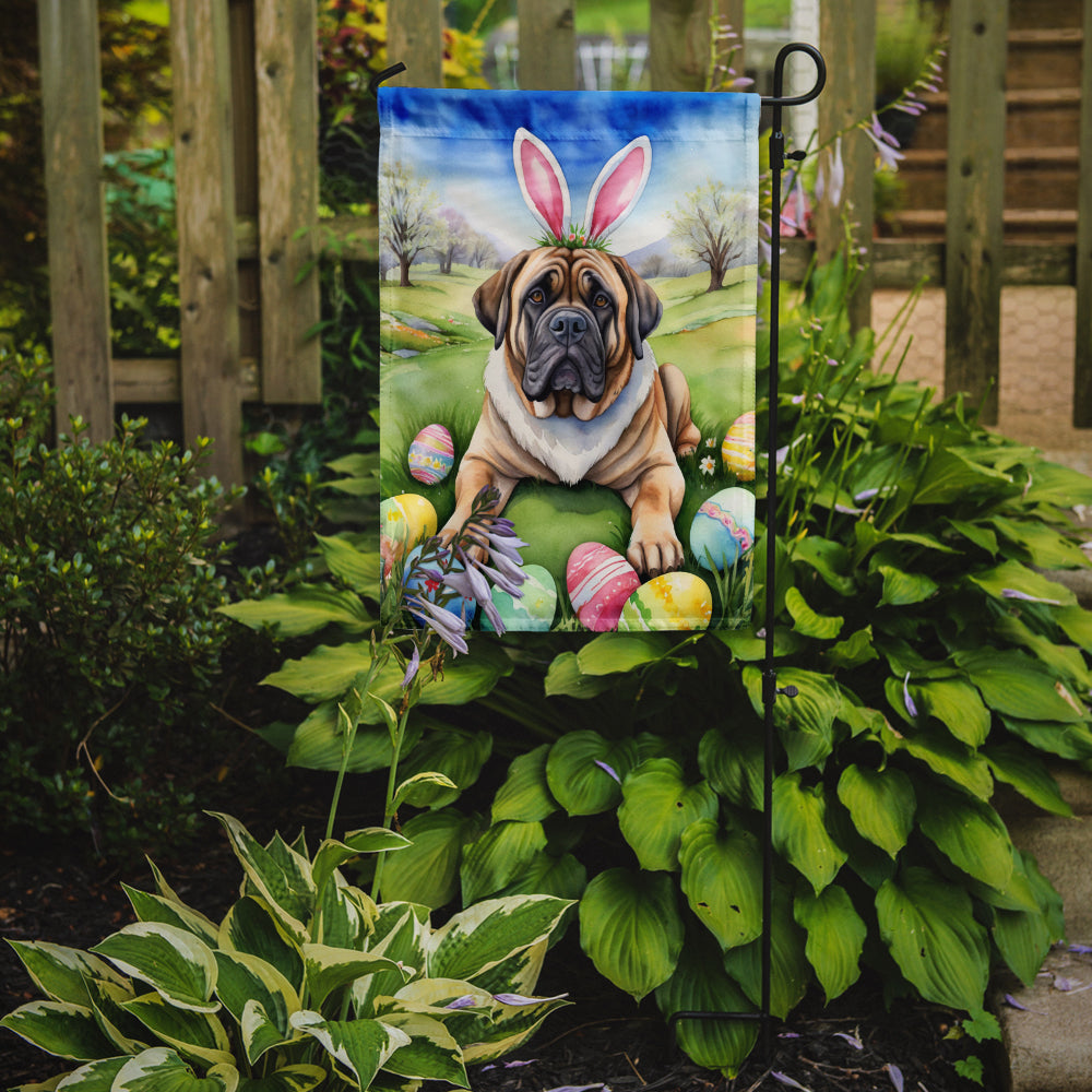 Mastiff Easter Egg Hunt Garden Flag