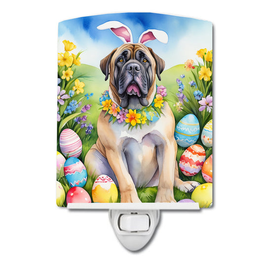 Buy this Mastiff Easter Egg Hunt Ceramic Night Light