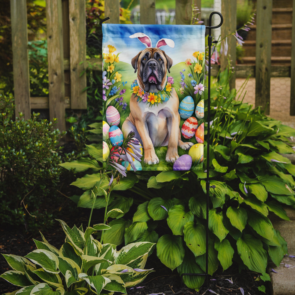 Mastiff Easter Egg Hunt Garden Flag