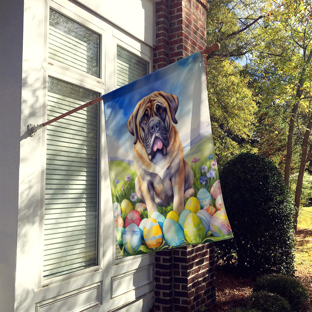 Mastiff Easter Egg Hunt House Flag