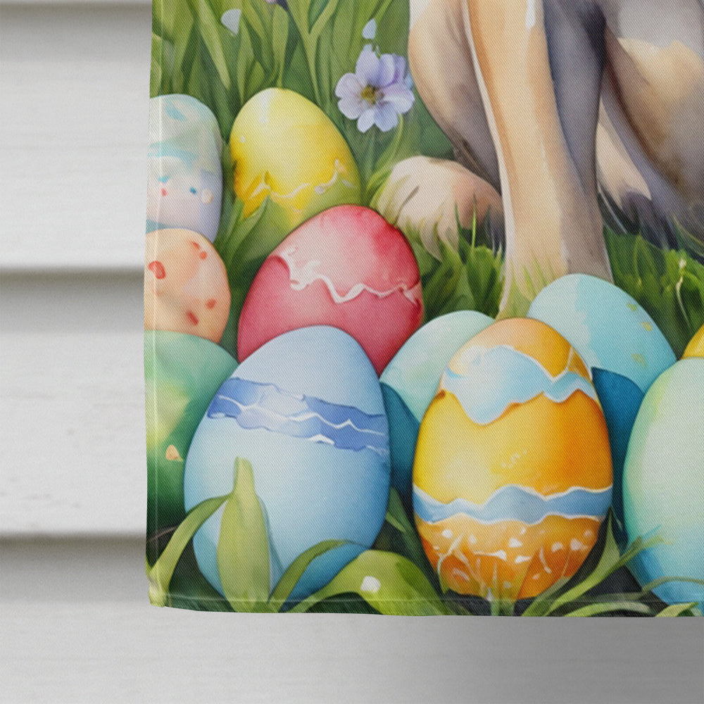 Mastiff Easter Egg Hunt House Flag