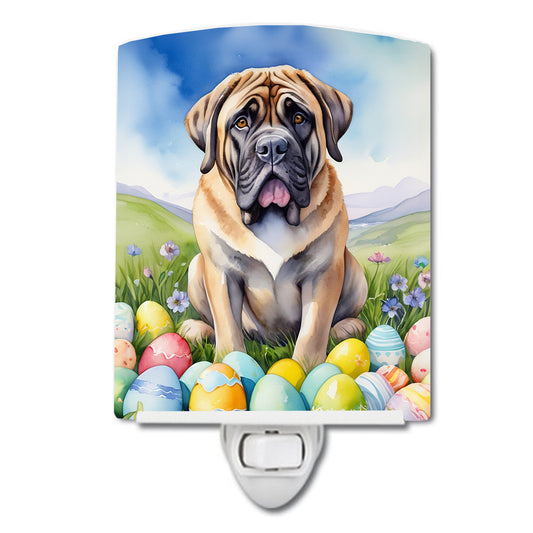 Buy this Mastiff Easter Egg Hunt Ceramic Night Light