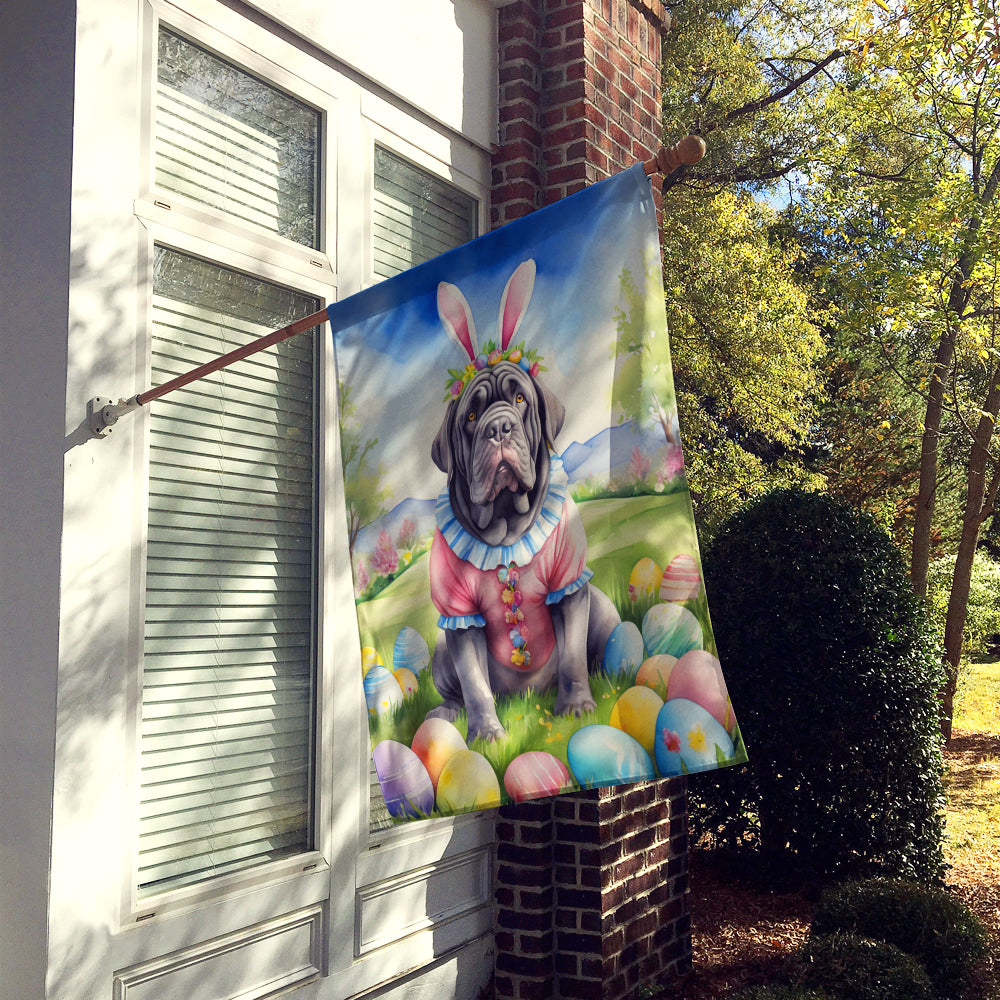 Neapolitan Mastiff Easter Egg Hunt House Flag