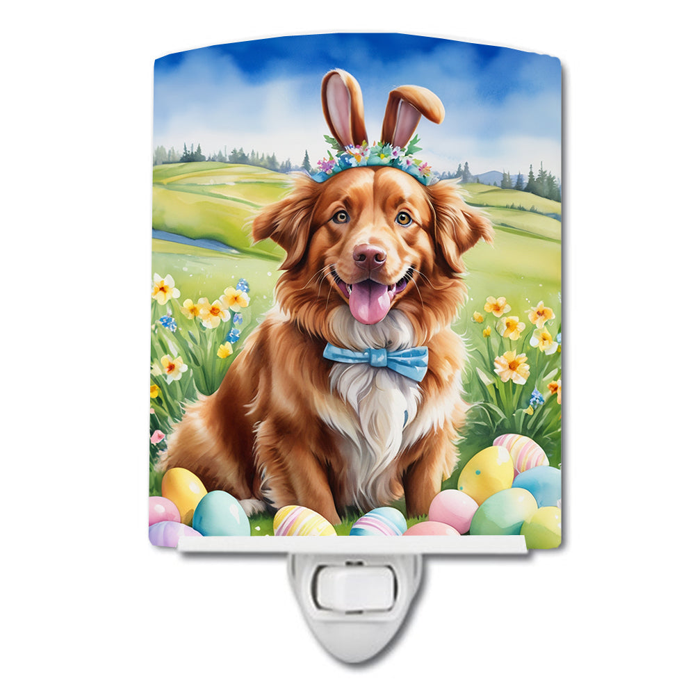 Buy this Nova Scotia Duck Tolling Retriever Easter Egg Hunt Ceramic Night Light