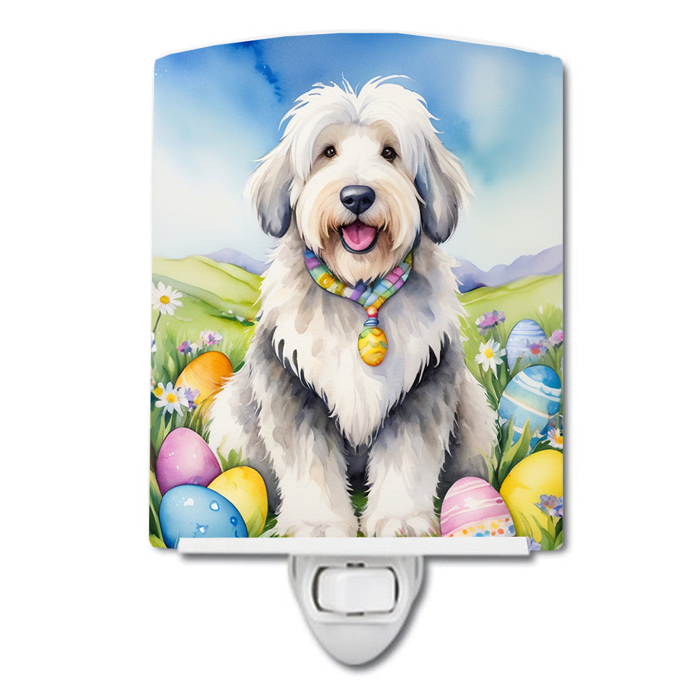 Buy this Old English Sheepdog Easter Egg Hunt Ceramic Night Light