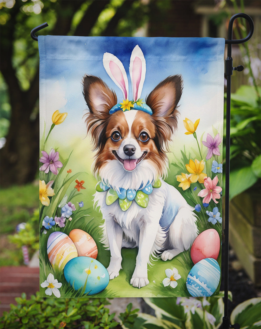 Papillon Easter Egg Hunt Garden Flag