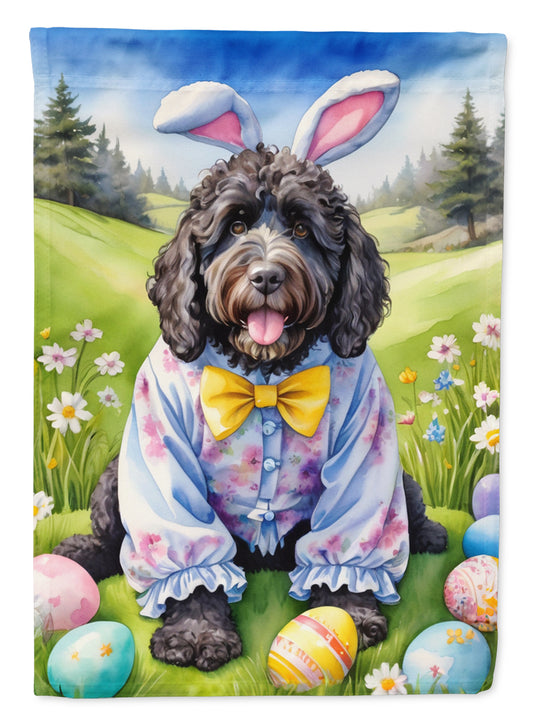 Buy this Portuguese Water Dog Easter Egg Hunt Garden Flag