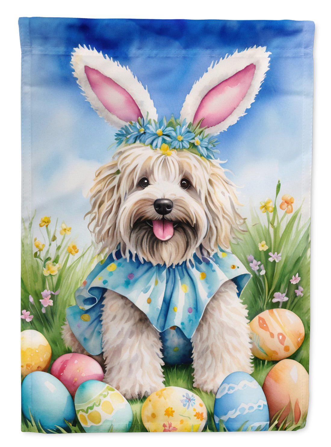 Buy this Puli Easter Egg Hunt House Flag