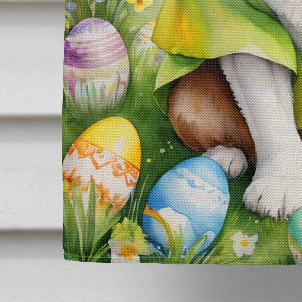 Saint Bernard Easter Egg Hunt House Flag