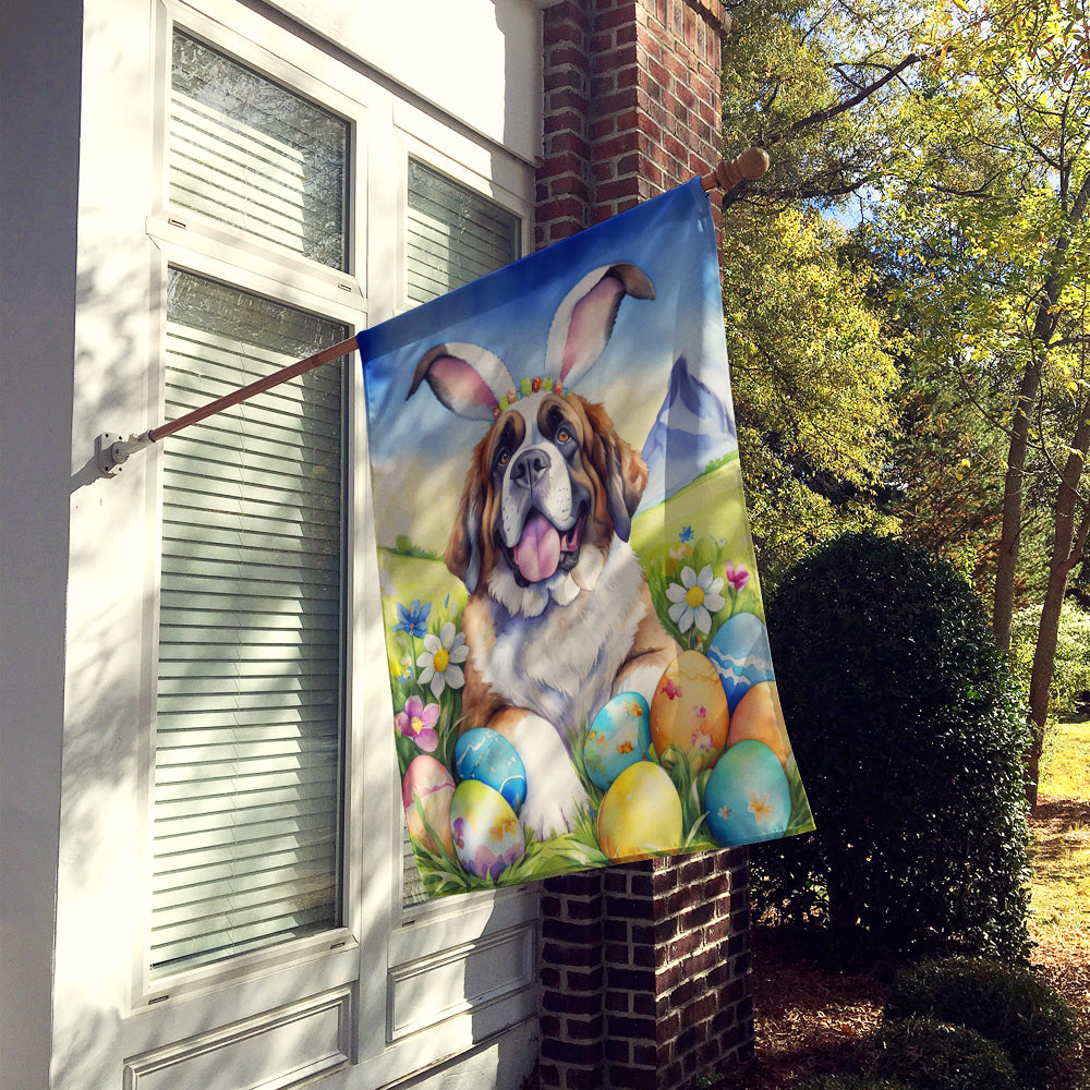 Saint Bernard Easter Egg Hunt House Flag